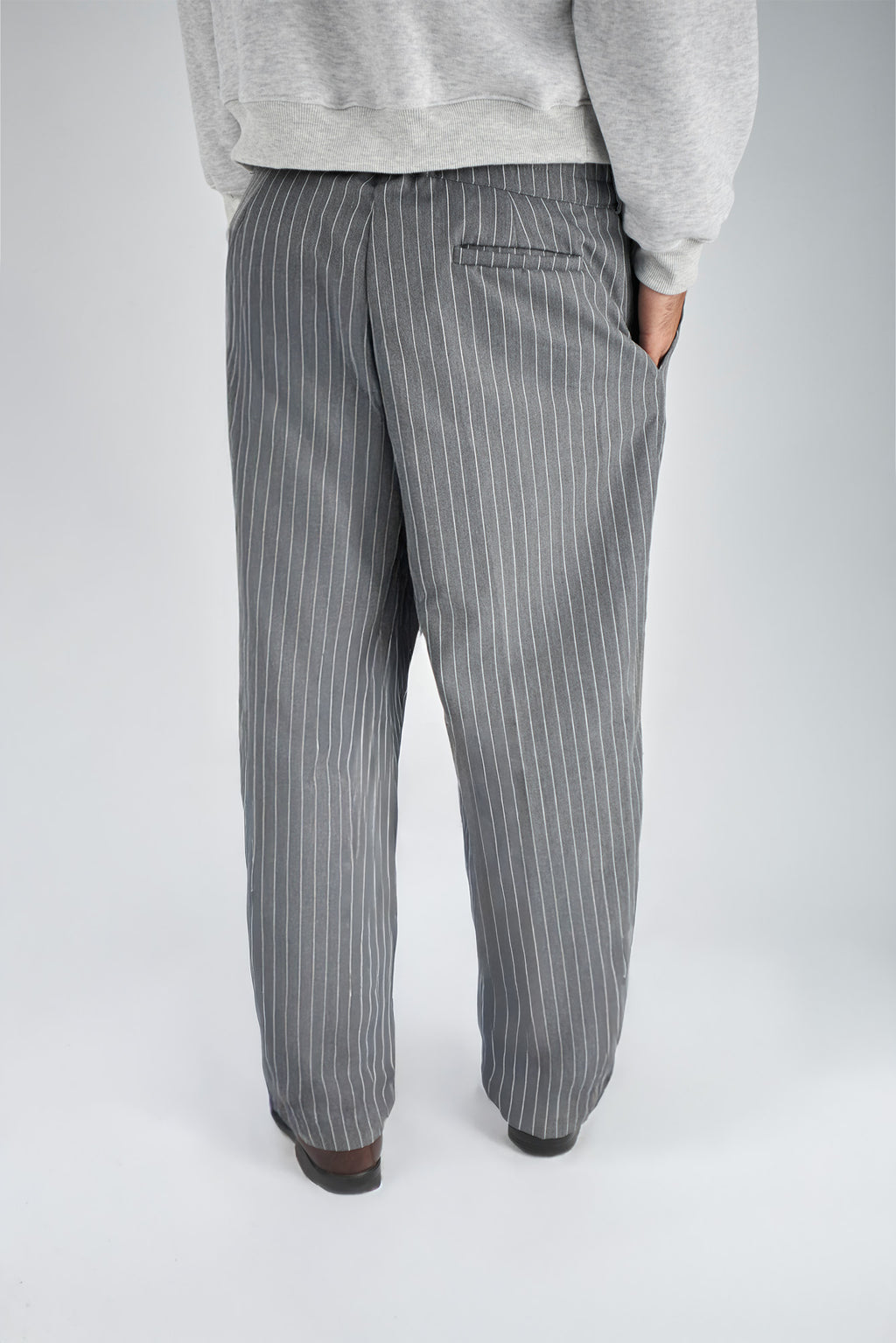 Pinstriped Tailored Pants