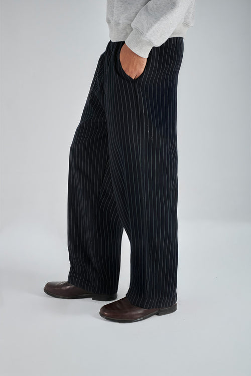 Pinstriped Tailored Pants
