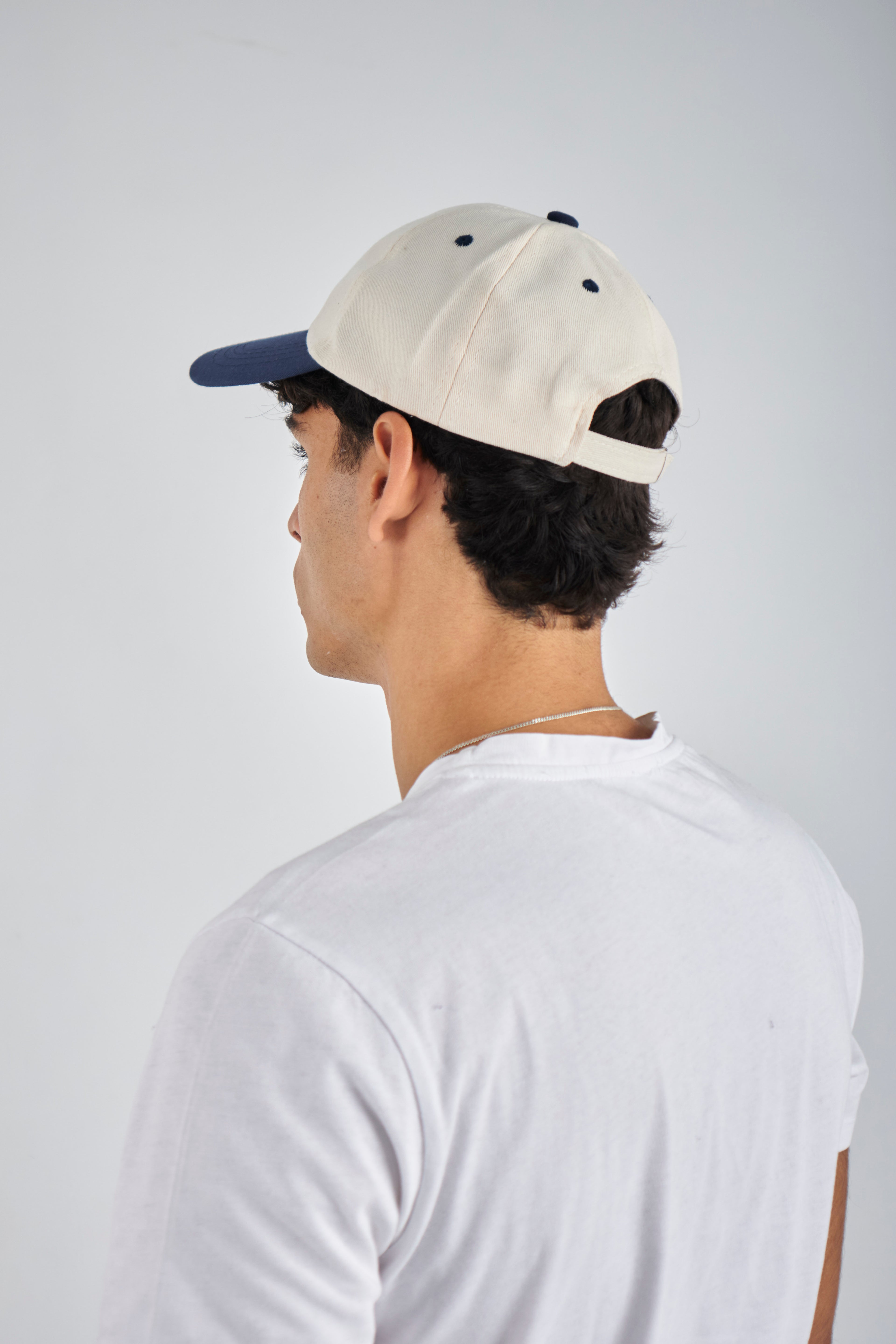 WHITE & NAVY – TWO-TONE CAP