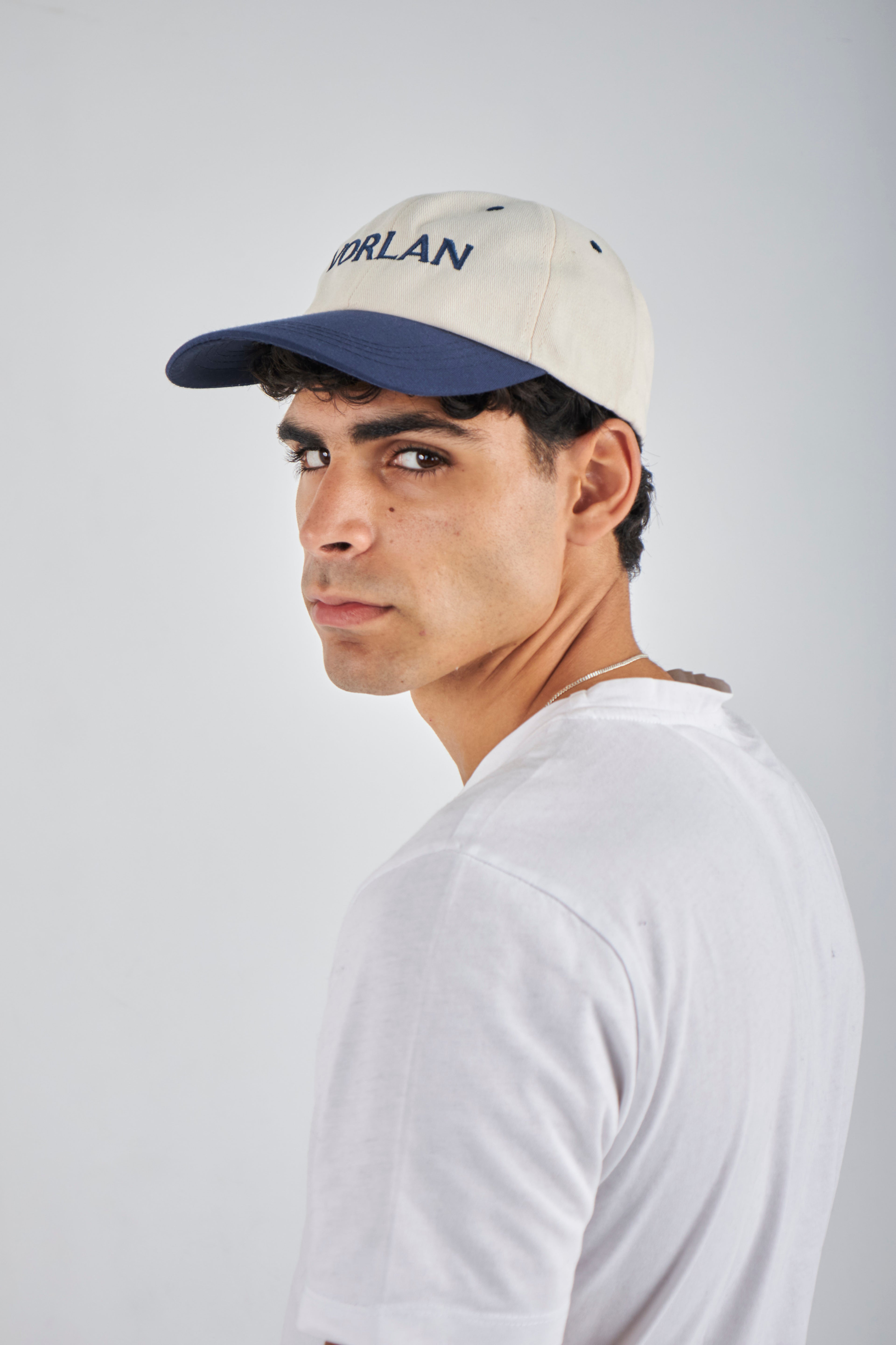 WHITE & NAVY – TWO-TONE CAP